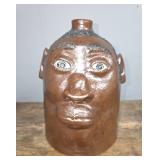 Bobby Gaither Southern Folk Pottery Face Jug