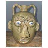 1993 Jerry Brown Double Face Politician Folk Jug