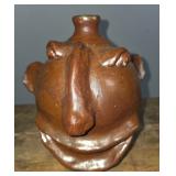 2004 Allen Ham Alabama Folk Pottery Face Jug