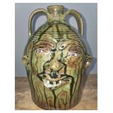 Marvin Bailey Southern Folk Pottery Face Jug