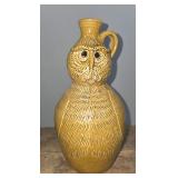 Mike Williamson Ala. Folk Pottery Owl Jug