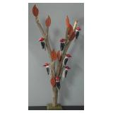 Folk Art Wood Pecker Folk Art Bird Tree