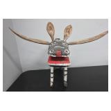 Alabama Wood Carved Folk Art Longhorn