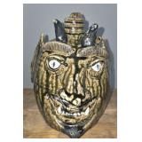 Bobby Gaither Folk Pottery Devil Face Jug