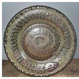 Jim Bozeman Edgefield Style Decorated Snake Plate