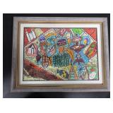 Alpha Andrews Folk Art Marker Drawing