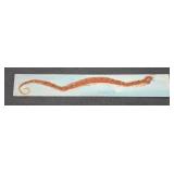 Early Jimmy Lee Sudduth Folk Art Snake Painting