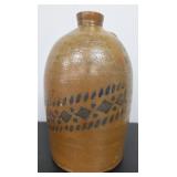 Cobalt Decorated 1/2gal Northern Stoneware Jug