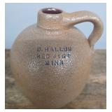 Red Wing Jug Signed D. Hallum