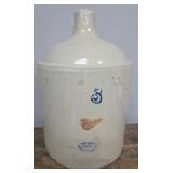 Red Wing 3 Gallon Stoneware Signed Jug