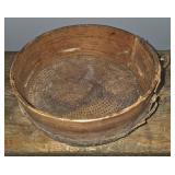 Rare Washington Co. GA Rawhide Sifter Early 1800s