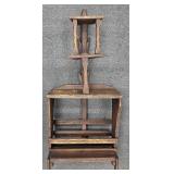 African American South Georgia Folk Carved Stand