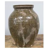 Stamped T. B. Odom Pottery Texas Stoneware Jar