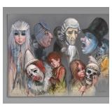 Original Barry Leighton-Jones 'Mascarade' Painting