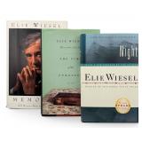 Three Elie Wiesel Signed Books