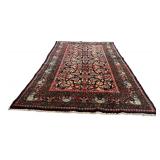 Persian Hamadan Region Floral Rug