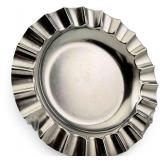 Sterling Silver Dish With Ruffled Edge