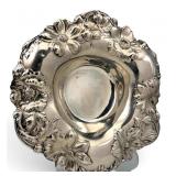 Reed & Barton Sterling Silver Floral Repousse Bowl