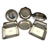 Grouping Of Small Silver Trays