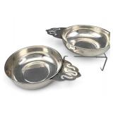Two Sterling Silver Porringers