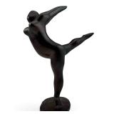 Nicolaas 'Nic' Jonk (Dutch, 1928-1994), Female Dancer, Patinated Bronze Sculpture