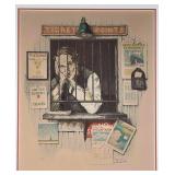 Norman Rockwell, The Ticket Seller, Lithograph On Paper