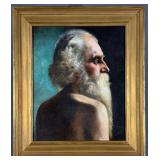 Portrait Of A Bearded Man, Continental School, 1885, Oil On Canvas