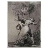 Francisco Goya (Spanish, 1746-1828), No Hay Quien Nos Desate, Los Caprichos, Plate 75, Aquatint