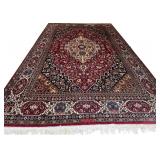 Red, Blue & Gold Persian Rug
