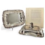 James Fray Irish Sterling Silver Covered Entrée Dish With Porcupine's-Head Finial