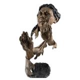 Mark Hopkins (American, b. 1953), Grandmother's Blessing, Bronze Sculpture