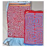 Group of 2 Guna Mola Panels Maze