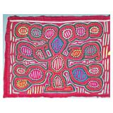 Guna Mola Panel Abstract Tree of Life