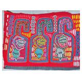 Guna Mola Panel Three Spirit Figures