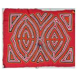 Guna Mola Panel Concentric Diamonds with Sawtooth Edges