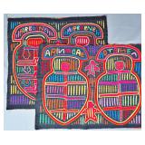 Pair of Guna Mola Panels US Military Airborne Insignia