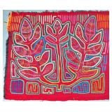 Guna Mola Panel Trio of Stylized Plants