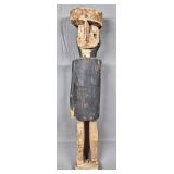 Guna Nuchu Carved Wood Medicine Figure with Broad-Brimmed Hat