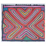 Guna Mola Panel Concentric Chevron Design