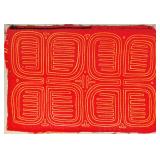 Guna Mola Panel Geometric Maze Pattern