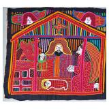 Guna Mola Panel Nativity Scene