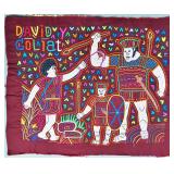 Guna Mola Panel David and Goliath