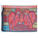 Guna Mola Panel Paired Spirit Birds
