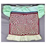 Guna Mola Blouse Minor Four Quadrant Spiraling Triangle Composition