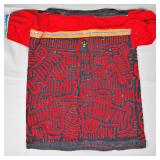 Guna Mola Blouse Spirit Figure and Fish