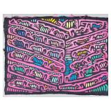 Guna Mola Panel Abstract Animals