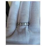 Platinum Natural Diamond Anniversary Band