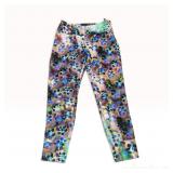 Prada SS18 Liquid Daisy Print Cropped Trousers