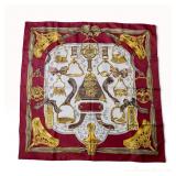 Hermes Etriers Silk Scarf