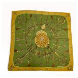 Hermes Les Clefs Silk Scarf by Caty Latham